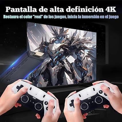 🎮 Consola Retro X9 Pro – Con mas de 37.000 Juegos | 2 Mandos Inalámbricos | HDMI | 45 Emuladores